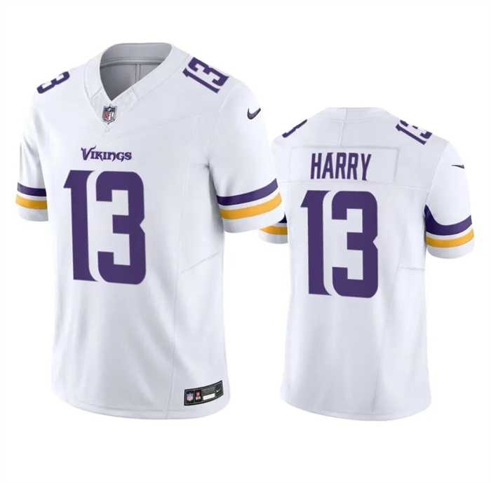 Men & Women & Youth Minnesota Vikings #13 N'Keal Harry White 2023 F.U.S.E. Vapor Untouchable Limited Jersey
